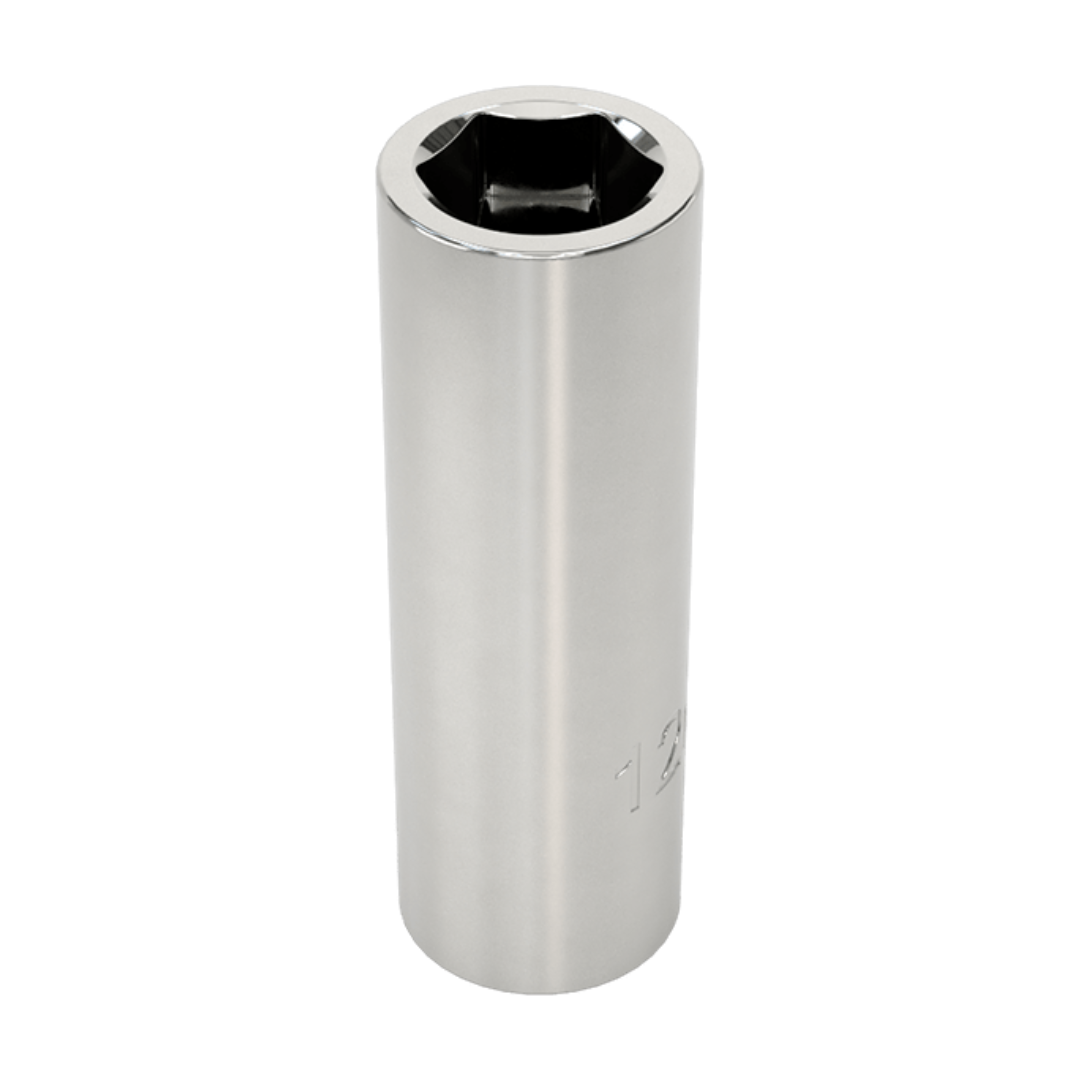 6-Point Deep Socket, 1/4" Square Drive, 8mm Size