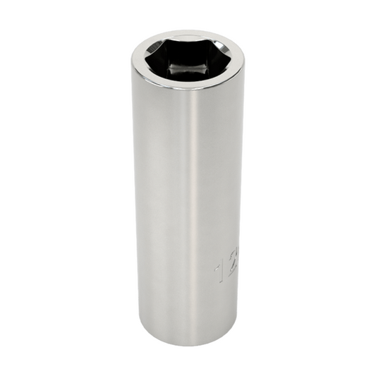 6-Point Deep Socket, 1/4" Square Drive, 8mm Size
