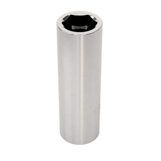 6-Point Deep Socket, 1/4" Square Drive, 10mm Size