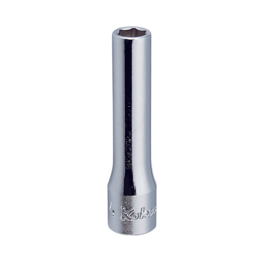 Ko-ken 6-Point Deep Socket, 1/4" Square Drive, 10mm Size